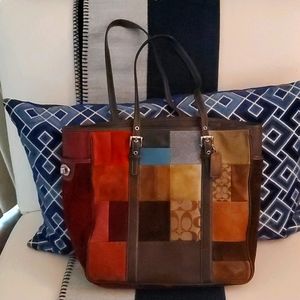 Vintage Patchwork Coach Bag